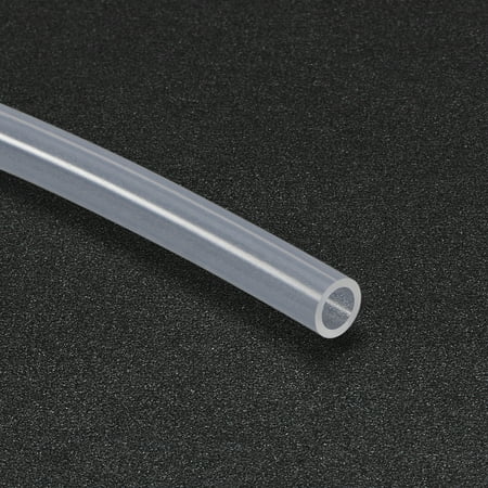 5mm ID x 7mm OD 5ft Rubber Tube Clear Silicone Tubing